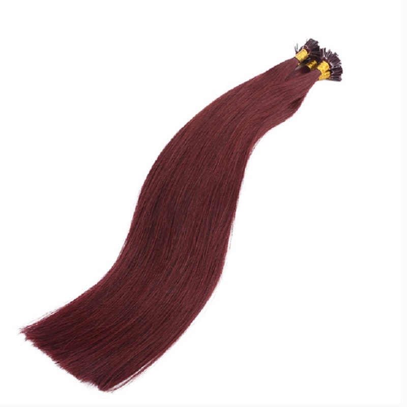 Flat Tip Hair Extensions - Reds